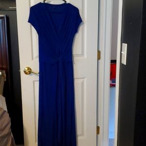 Iman Royal Blue Maxi dress size small